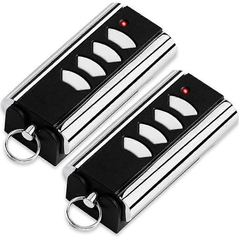2 ouvre-portes de garage 433,92 MHz pour émetteur portatif standard en acier, compatibles avec les modèles Crawford RCU433 4K et RCU433-2. (1/5)