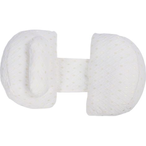 Coussin de grossesse en forme de U, coussin de soutien pour dormir sur le côté, coussin de maternité multifonctionnel et lavable, coussin de soutien du ventre pour femmes enceintes, blanc doré (1/5)