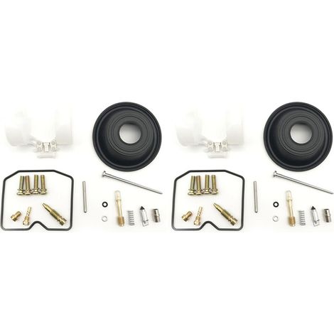 Kit di riparazione carburatore (2 pezzi) con membrana a vuoto e galleggiante per Keihin ZRX400 / ZRX-II ZR400C / E / F 1989-1997