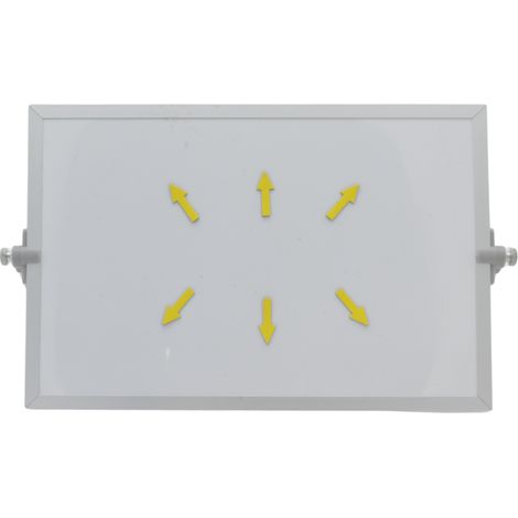 Symbole magnétique Flèche 1.2x3 cm jaune (1/2)