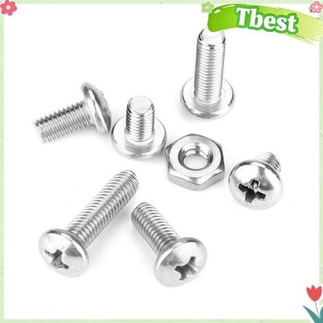 Vis Et Écrous En Acier Inoxydable 304 - 140 Pièces 10-32 - Pour Usage Domestique Et Bureau (1/4)