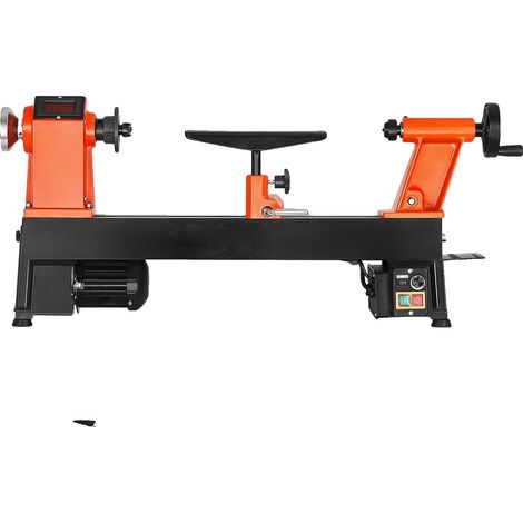 Tour à bois, 1 HP, Vitesse de 0-3800 RPM, Plan de travail de 12 x 18 po, 120 po de portée au-dessus du lit, Poids de 67,2 lbs (1/5)
