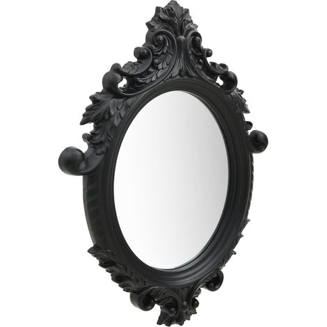 Maison Exclusive - Miroir mural style château 56x76 cm Noir