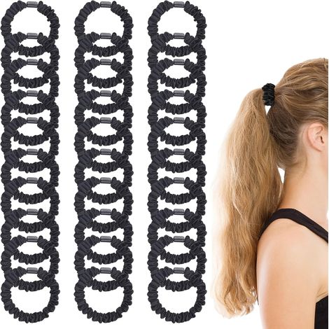 30 Pièces Élastiques Cheveux Chouchou Femme (1/5)