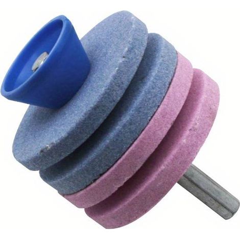 Affûteur de couteaux Blade Garden Tools le plus rapide, universel, pour perceuse rotative, coupe-bordures et tondeuse à gazon. (1/5)