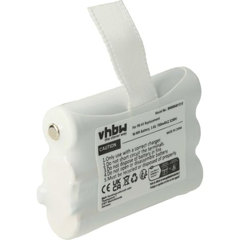 vhbw Akku Ersatz für Midland PB-X6 für Funkgerät, Walkie Talkie (700mAh, 3,6V, NiMH)