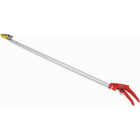 Cesoia forbice coglifrutta troncarami e ortaggi con manico in alluminio e sistema taglia e tieni - 80 cm