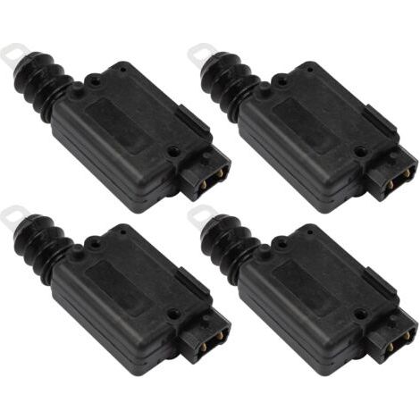 4 × Moteur Centralisation de Porte ou Coffre pour Clio 2 Duster Logan Sandero, Actionneur de Verrouillage Central pour Megane Scénic Trafic Twingo Espace Kangoo Master 2 7701039565 (1/4)