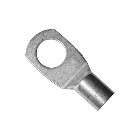 Terminale tubolare in rame per cavo da 25 mm e trapano da 10 mm (sacchetto da 25 unità)