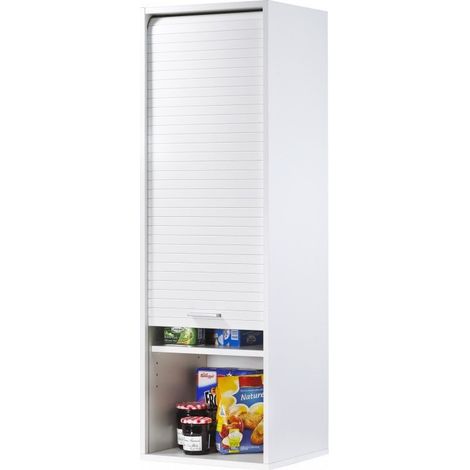 Colonne à rideau de cuisine blanc Couna L 40cm H 124cm Couna (1/5)