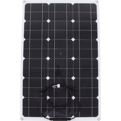 Flexibles Solarmodul-Set 80W monokristallines Silizium-Solarmodul mit 40A Laderegler für Wohnmobile (1/5)