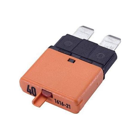 Fusible T茅rmico de reinicio manual 32V 40A Longitud 32,2mm naranja Hella HELLA 8JS174320071 (1/2)