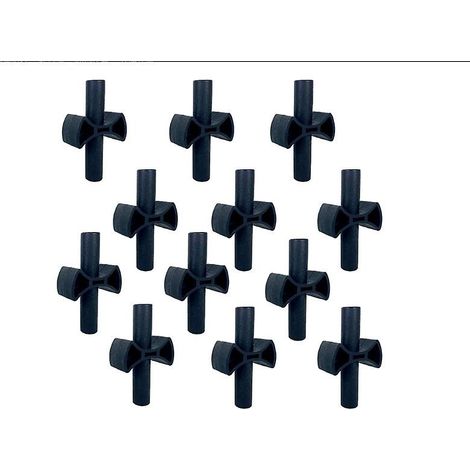 Lot de 12 entretoises pour poteaux de trampoline pour enfants - Accessoires en plastique pour trampoline (1/5)
