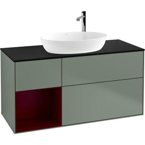 Villeroy & Boch F942HBGM Meuble sous-lavabo Finion F94 (1/2)