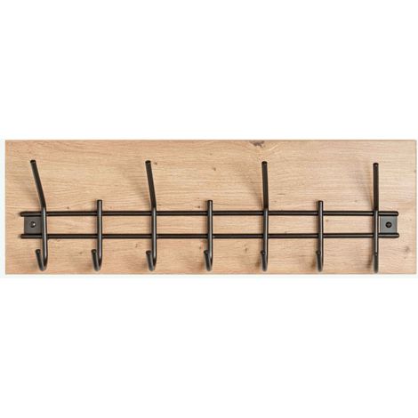 Bione Legno laminato e metallo - Marrone / nero - 7 ganci (1/5)