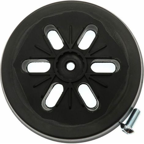Plateau de ponçage pour ponceuse excentrique Bosch GEX 150 AC, PEX 15 AE, GEX 150 Turbo 150 mm avec vis (1/4)