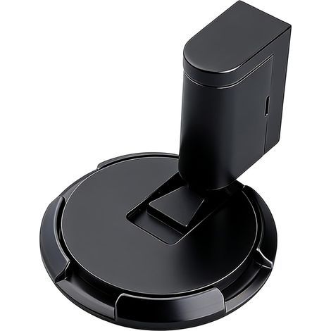 Adjustable magnetic doorstop, no drilling required – suitable for indoor and outdoor use – black (1/5)