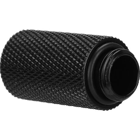 Siège allongé G1/4, longueur 30 mm, chromé, pour accessoires de système de refroidissement liquide pour ordinateur (noir)