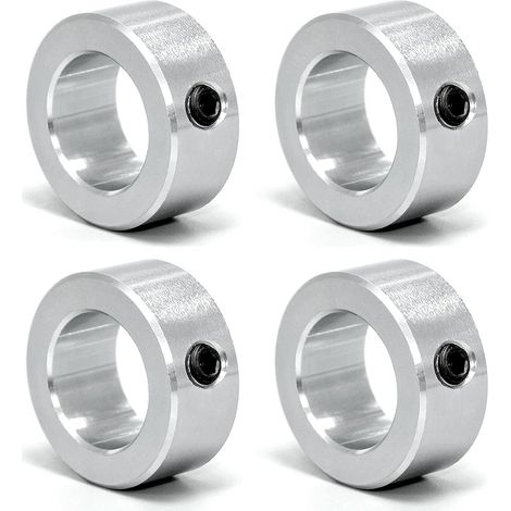 Lot de 4 bagues de réglage - 20 mm - Pour diables - Sécurité d'arbre