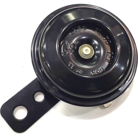 [NON UTILIZZATO] Clacson elettrico universale per moto, altoparlante rotondo impermeabile, 12 V 1,5 A, 105 dB, piccolo clacson per moto