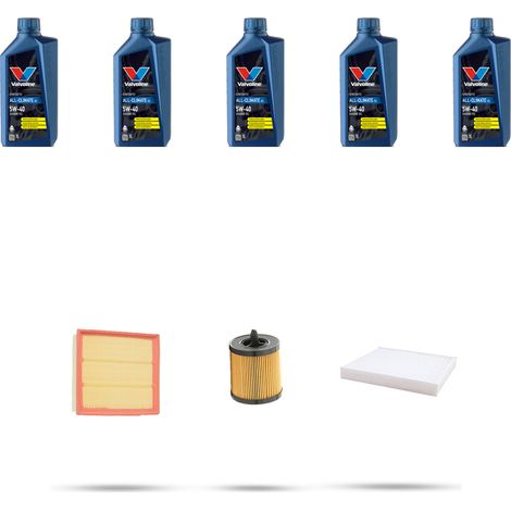 Kit tagliando 3 FILTRI e 5L OLIO compatibile con Opel Zafira B 2.2 Direct 110kw dal 2005 (1/5)