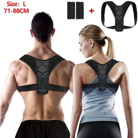Correcteur de Posture,Redresse Orthèse du Dos pour Homme Femme Ceinture de Correction pour Soutien (1/4)