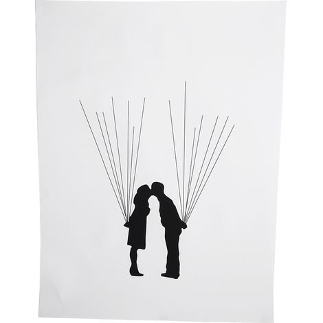 Empreinte digitale arbre canva mariage invité signature personnalisée (4 deux bouquets ballons) (1/5)