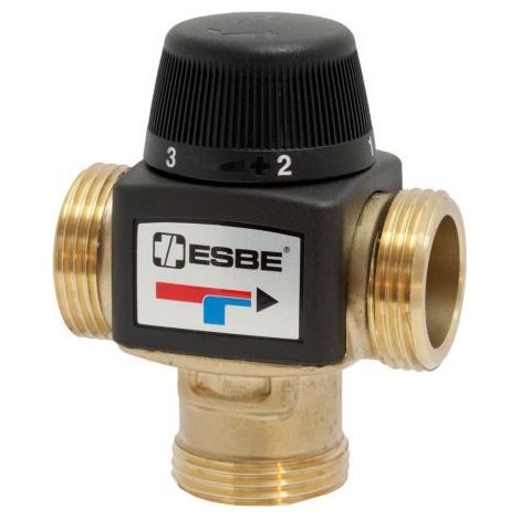 VALVOLA MISCELATRICE MISCELATORE TERMOSTATICO ESBE VTA 372 1'' M 30-70°C 26438