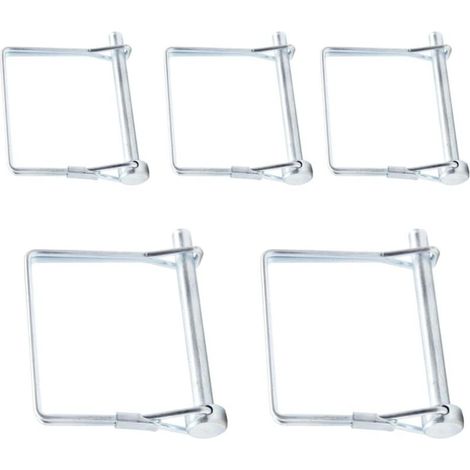 5er-Pack robuste quadratische Zapfwellenstifte 6 x 60 mm für Anhänger, Landwirtschaft (1/5)