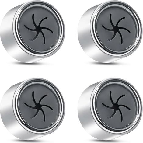 Set mit 4 selbstklebenden Handtuchhaken, bohrfreie Haken für Küchenhandtücher, runde Haken für Badezimmerhandtücher, selbstklebende Wandhalterungen (1/4)