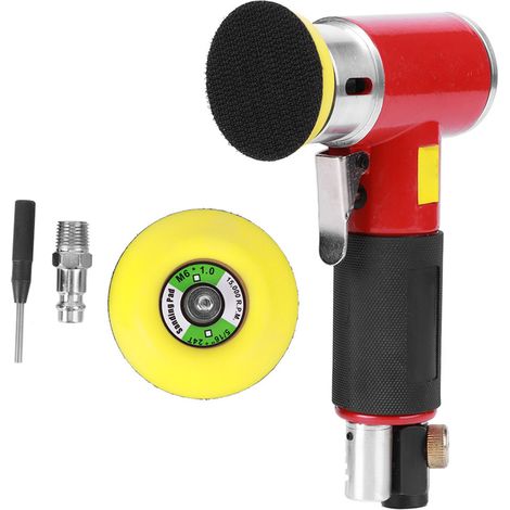 GARRYFIZH Kit de ponceuse pneumatique orbitale aléatoire, outils de polissage et de meulage