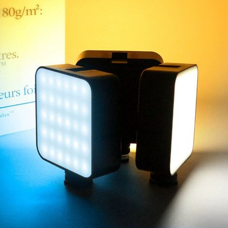 Mini lampe LED RGB pour photographie, lampe de poche portable pour téléphone portable, lampe d'appoint pour streaming en direct (1/5)