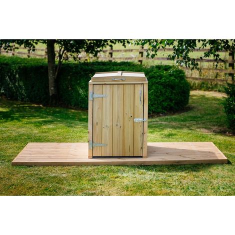 Dutton Dustbin Store Single - Timber - L64 x W63 x H88 cm