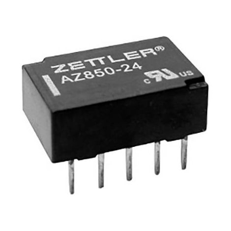 Zettler Electronics AZ850-12 Relais pour circuits imprimés 12 V/DC 1 A 2 inverseurs (RT) 1 pc(s) Y746262 (1/2)