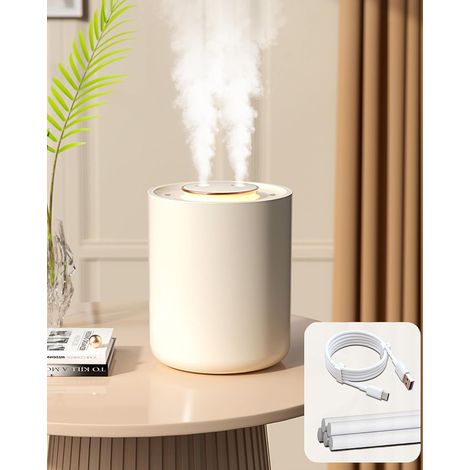 Befeuchtete Luft für das Babyzimmer mit Schleier, Mini-Luftbefeuchter 1500 ml für Pflanzen, mit 3 Bürstenmodi (1/4)