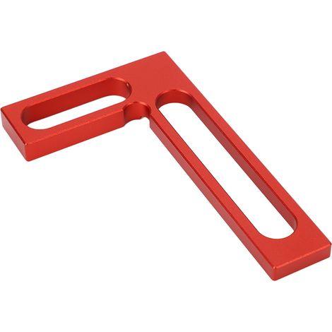 L-förmiger Zimmermannswinkel aus Aluminiumlegierung, 90°-Winkelmesser zur Höhenmessung und -markierung, Holzbearbeitungswerkzeug, 100 mm / 3,9 Zoll (1/5)