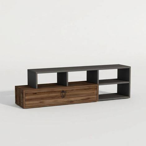 Modernes TV-Lowboard mit Fächern und Klapptür Duru (1/5)