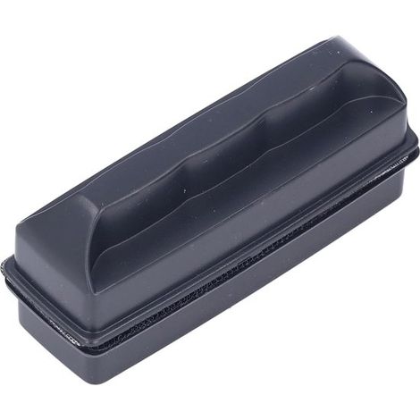 Aquarium-Reinigungsbürste, Kunststoff, doppelseitige Glasreinigungsbürste, Zubehör für die Reinigung von Aquarienglas, 11 × 3,2 × 4,2 cm, Schwarz (1/5)