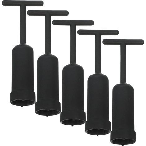 Lot de 5 Clés en Plastique Noir G9 pour Démontage Rapide Bague de Douille Abat-jour, Outil de Remplacement Support de Lampe Facile à Utiliser (1/5)