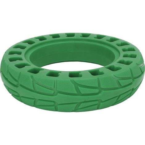 Pneu increvable pour trottinette électrique Xiaomi M365, 10 pouces, amorti en mousse verte résiliente (1/5)