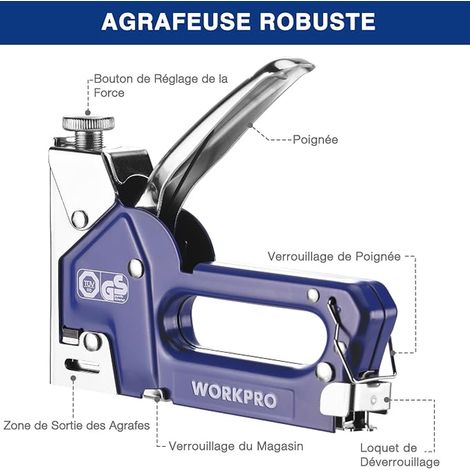3-in-1 Multifunctional Wall Stapler in Steel (1/3)