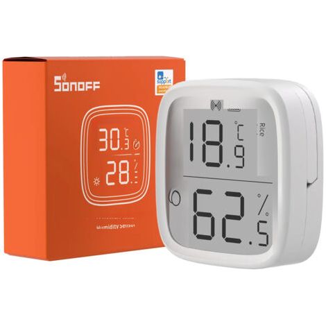 Sonoff SNZB-02D Capteur de température et d'humidité Zigbee avec commande vocale et MicroLink Smart Home (1/5)