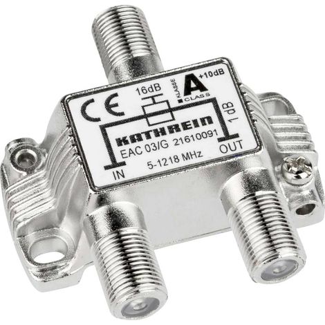 Kathrein EAC 03/G Dérivateur TV câble 1 voie 5 - 1218 MHz Y762172 (1/2)