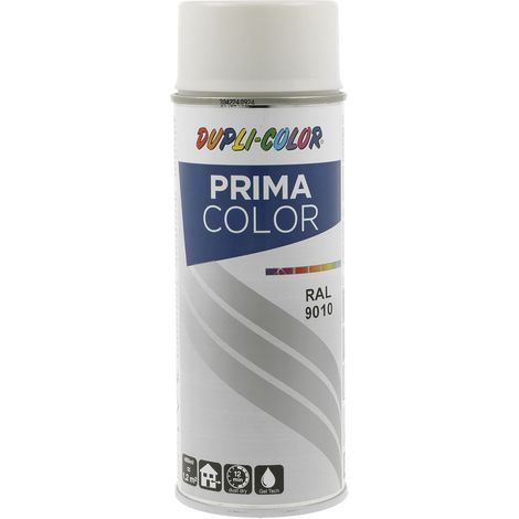 Dupli Color Prima Lackspray, Sprühlack 400ml, reinweiß matt RAL 9010