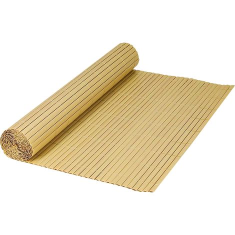 Canniccio Bambù In Pvc Frangivista Recinzione Per Giardino Frangivento Balcone Naturale - 150x300Cm (1/4)