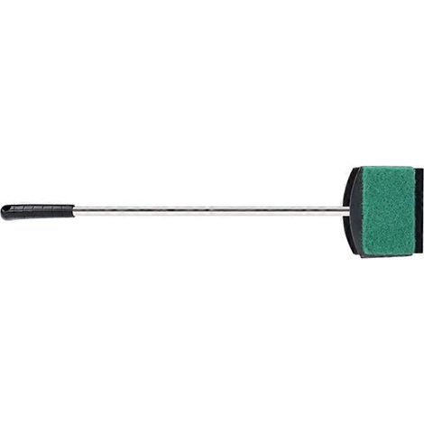 Brosse pour aquarium, grattoir à algues pour aquariums en verre, nettoyant pour vitres, éponge à récurer
