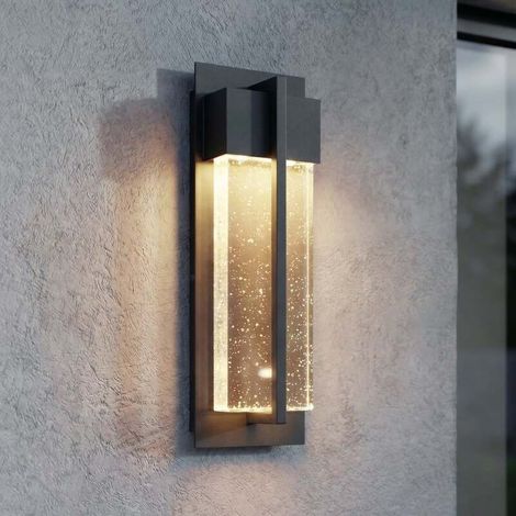 [GEBRAUCHT] B-Ware Lucande Außenwandleuchte Velune LED Gartenlampe anthrazit 35cm IP44 CCT 1000lm (1/2)