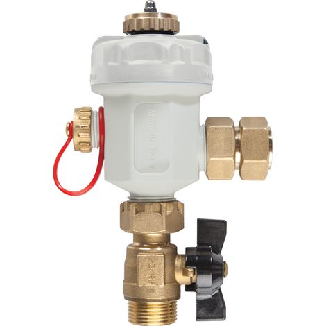 Pot de décantation - Séparateur de boues magnétique compact DSPN Spécial Chaudière, 3/4" (20/27) (1/2)