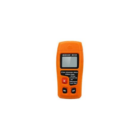 Orange Moisture Meter – Backlit LCD Screen – Professional and Accurate Application (1/4)