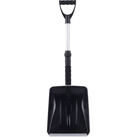 Pelle à Neige télescopique en Aluminium - Pelle à Neige avec poignée télescopique Déneigeuse Portable (1/5)